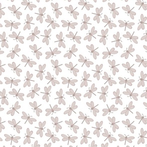 (S) Sweet Butterflies - Neutral Colors Winged Insects Kids Nursery Wallpaper Baby Apparel Sweet Animals Whimsical