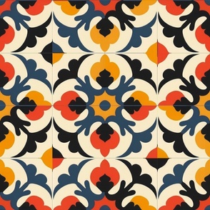 funky retro tiles