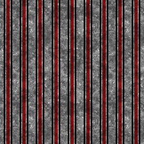 Retro Streetwear Red Vertical Stripes on Textured Gray Background