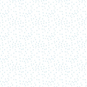 April Showers (Tiny Raindrops) - White Background