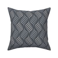 Textured and Tonal Wallpaper Geometric Stripes Gray Rope