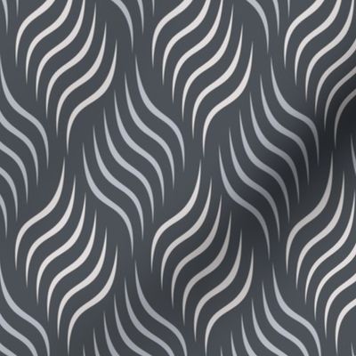 Textured and Tonal Wallpaper Geometric Stripes Gray Rope