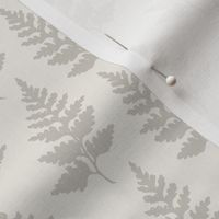 white with beige fern M-01