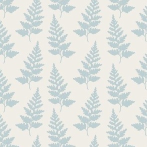 blue and white fern M-01