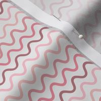 Groovy Wavy Zig Zags in Muted Pinks: Small