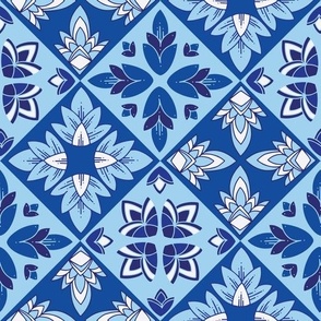 Greek Floral Mosaic