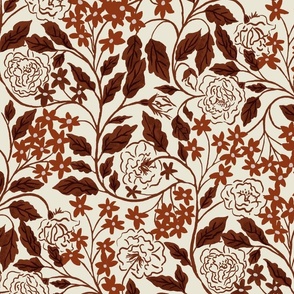 Vintage climbing roses vines  maroon bu red large