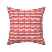 Rowers Stripe coral and blush