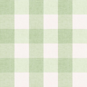 Large 3” Sage Green Check 