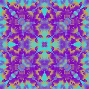 Purple & Teal  modern geometric graphic