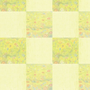 Checkered Flower Garden - Large-