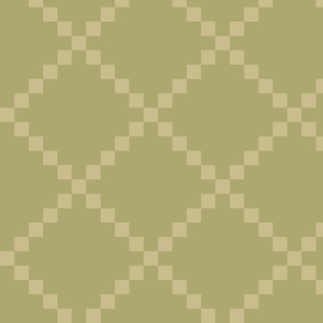 Pixel-Diamond-Metallic-Geometric-Wallpaper-Light-Green