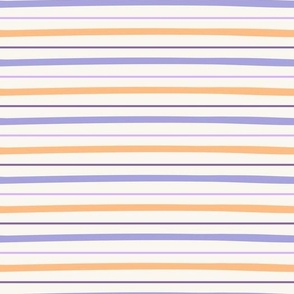 Halloween Magic Candy Stripe Orange Purple by Jac Slade