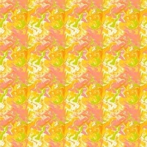 Citrus Psychedelic Marble (1.5") - pink, green, yellow (ST2022CPM)
