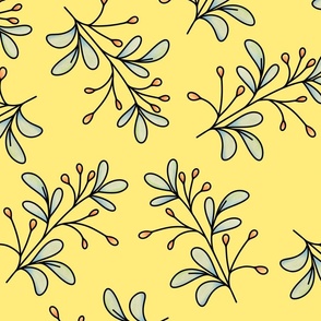 Yellow Petal Fabric