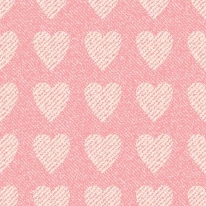 Heart Pink Jeans Texture.