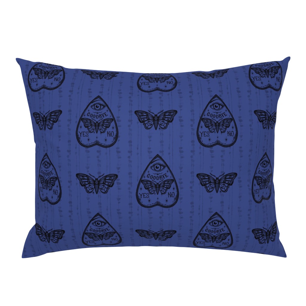  Blue and Black Death Head Moth Ouija Board and Pancetta