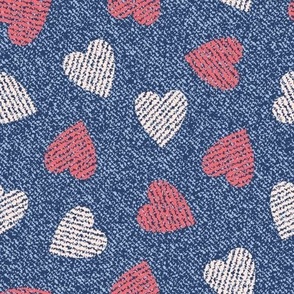 Heart Denim / Jeans Texture