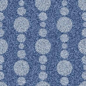 Circles Denim  / Blue Jeans Texture