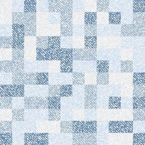 Squares Light Blue Denim  / Jeans Texture