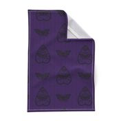  Dark Purple and Black Death Head Moth Ouija Board and Pancetta