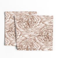 Textured Wood Knot Wood Grain - Hand Drawn - Textured and Tonal