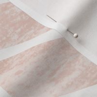 Modern Hand Drawn Chevron In Textured Dusty Rose Pink - Jumbo Scale - 24x24