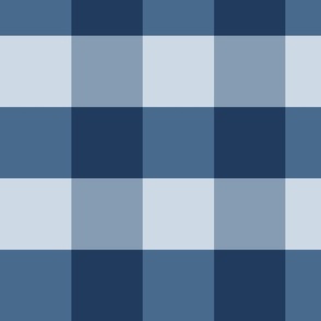 Blue Gingham - blender pattern S