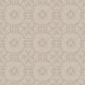 Textured Linen and moroccan tiles_Pale Warm Gray
