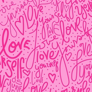 Jumbo - Love Yourself in hyper pink