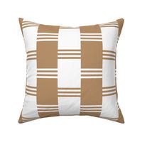 Broken Stripe 2 in White and Beige