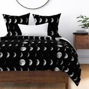 Eclipse (black and white large scale fabric)  