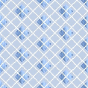 Baby blue plaid (SMALL)