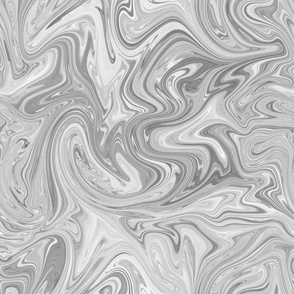 marbled - black and white
