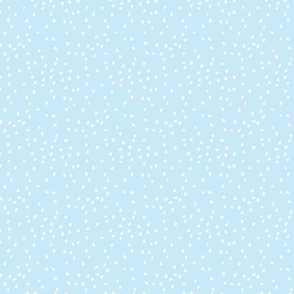 April Showers (Tiny Raindrops) - Light Blue Background