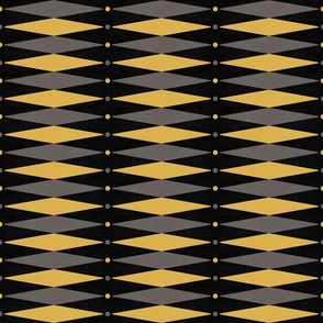 backgammon stripes/yellow grey black/medium