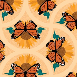 Monarchs and Sunflowers-Sunflower Palette