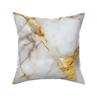 Jumbo Gilded Elegance: Luxe Gold Veined Marble