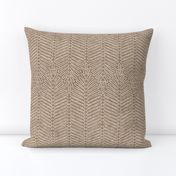 Bohemian geometric Palm Leaf Textured Tonal Pattern.