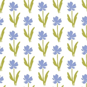 Harper Floral  Blue White