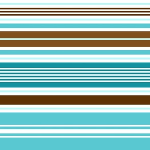 Horizontal Stripes // Varied Widths // JUMBO Scale - 200 DPI