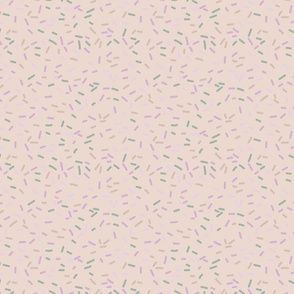 Hey Cupcake! Cafe au lait Sprinkles Fabric-Green-tan