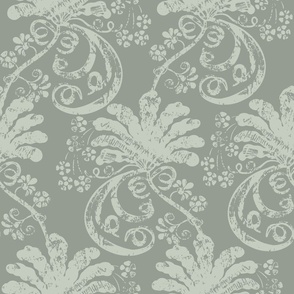Textured floral wallpaper LNP00038-01