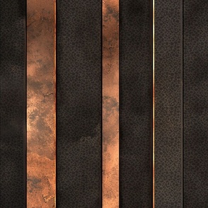 black and grey stone and copper metal 004