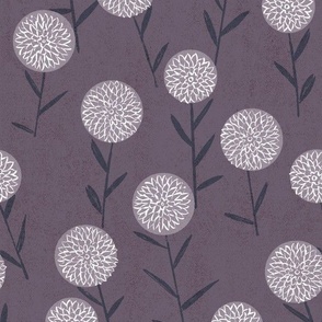 Rae Flora Blossom Lavender gray