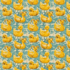 Energetic Ram: Aries Rubber Ducky Print