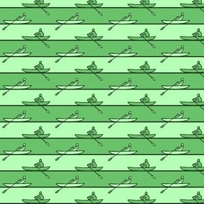 Rowers Stripe green