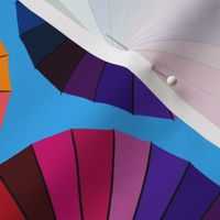 Rainbow Umbrellas Canopy