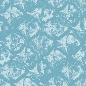 XL Duo-Tone Texture Pineapple Skin Cobalt Nautical Blue  