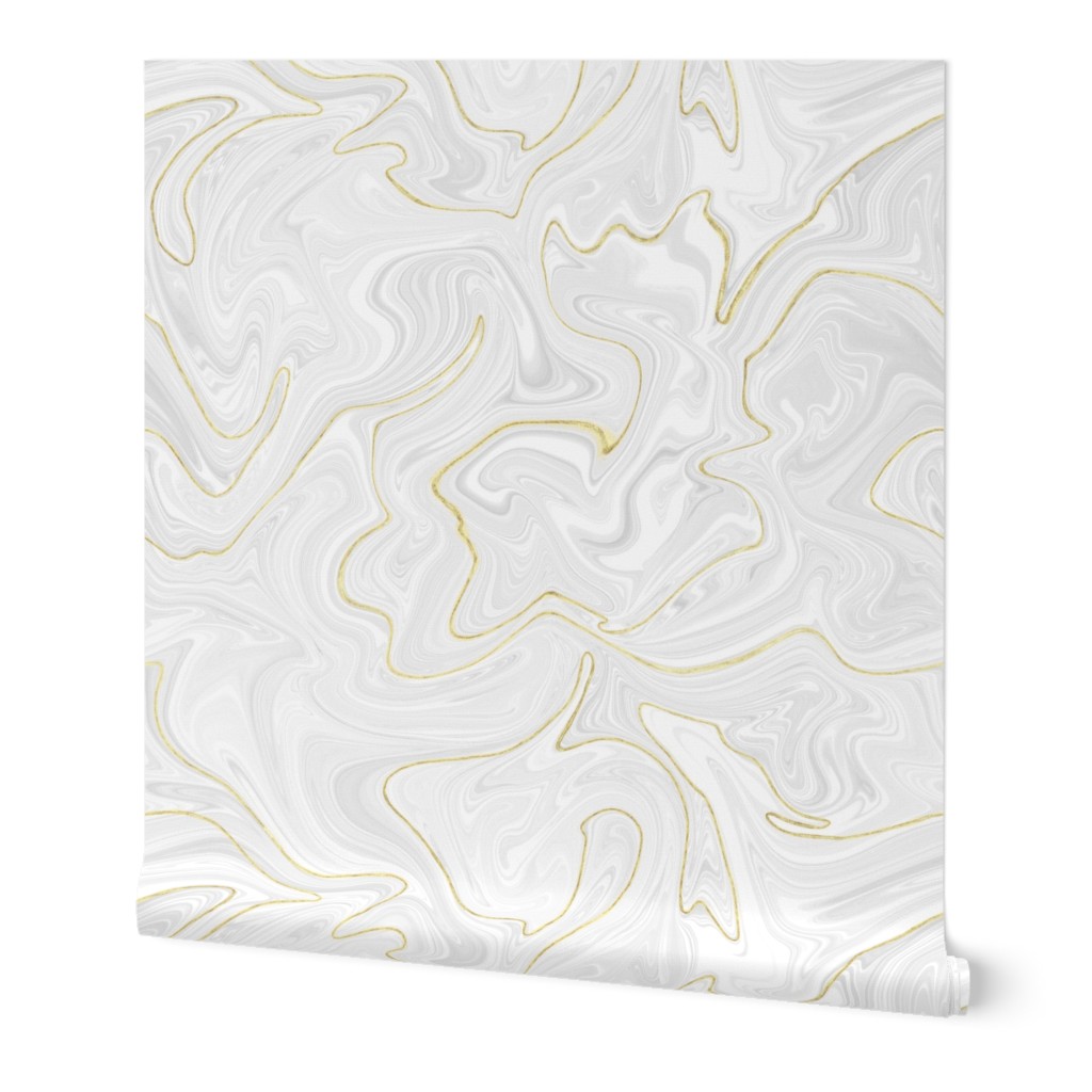 marbled - with gold